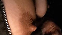 Becky flaunts nipples outdoors for neighbor voyeurs publicly