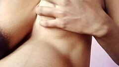 sexy maid moans loud while playing with dildo and cum tribute!