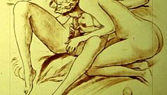 vintage erotic drawings spark antique hairy fantasies 😘.