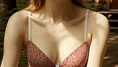 Underwear girls relax cabin woods adventure