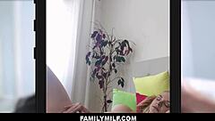 Petite Blonde Step Mom's Nude Pics Lead to Intense Family Fuck POV