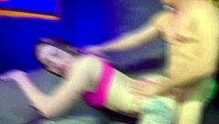 latina gloryhole creampie adventure goes public