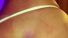 petite latina tempts boyfriend with tight ass despite stepsis watching