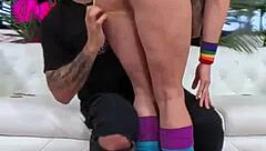 Horny Cory Chase craves Nade Nastys sloppy deep anal pounding