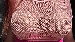 Horny Italian milf Artemisia's big tits bounce hot!