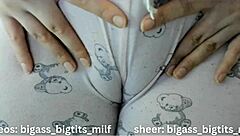 Cameltoe Pajama Teases Tight Latina Pussy and Huge Tits!