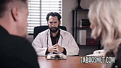 kenzie taylor's big tits bounce as doctor fills her milf pussy with hot creampie cum