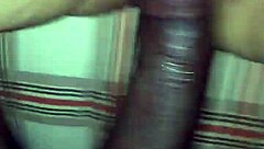 big white chick devours my massive black cock completely