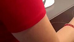 Mature seductress in sexy kitchen gear begs for raw pounding