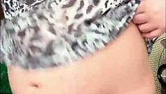 hairy pregnant arab wife unleashes horny solo pussy play