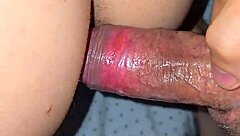 My buddy's hard cock slides in my pussy after footjob creampie