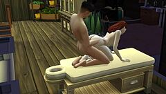 Wanna fuck during this sims 4 massage?