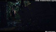 Tattooed dominatrix mind-controls redhead lesbian vampire into wet slave submission