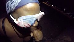 Public blowjob challenge caught in five minutes