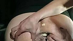 Girlfriend Shoves Banana Deep in Ass!