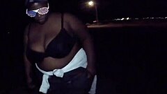 Public blowjob challenge caught in five minutes