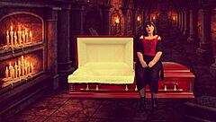 Granny Vampyra Licked to Supernatural Orgasm!