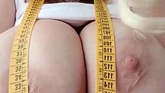 oiled horny blonde masturbates wildly after dick pic tease