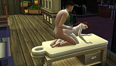 Wanna fuck during this sims 4 massage?