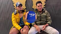 brazilian babe spreads wide for colony hunk's thick cock in raw porncast pounding session