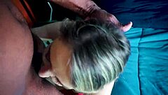 BBC pounds me hard cums deep mouth