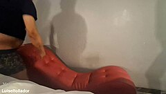 Latina housewife bends over begging in steamy hotel tryst