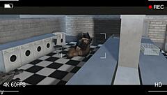 fine ebony ass fucked at the laundromat