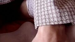 Mature Blonde Sucks Cock Fingers Ass Masturbates Wildly