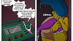 Marge Simpson Rides Grandpa's Huge Cock Raw