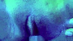 Light Skinned Ebony Stretched By Big White Cock POV
