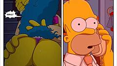 Marge Simpson Rides Grandpa's Huge Cock Raw