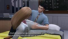 Hot Blonde Teen Rough Anal Creampie 3D Hentai