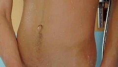 Adam's Twink Shower Rimjob and Bareback Anal Cumshot