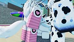 shark beach furry sex romp 😈🏖️