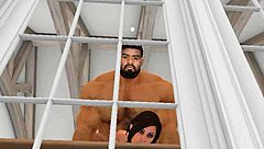 Heyward demonstrates intense cumback workout routine to neighbor