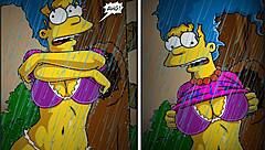 Marge Simpson Rides Grandpa's Huge Cock Raw