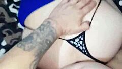 curvy latina couple's huge ass anal pounding