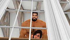 Heyward demonstrates intense cumback workout routine to neighbor