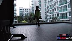 Asian Teen Girlfriend Gym Workout Turns Horny Fuck Fest!