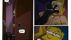 Marge Simpson Rides Grandpa's Huge Cock Raw