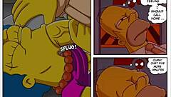 Marge Simpson Rides Grandpa's Huge Cock Raw