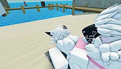 shark beach furry sex romp 😈🏖️