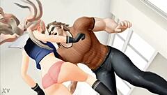 Ballbusting Hentai's Ultimate Anime Girl Torment