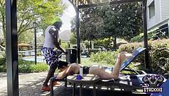 Stacxxxs shares Hawaiian Angel's fun pool day vibes 🏊😎