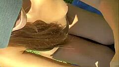 Risky Outdoor Yoga Blowjob with Perfect 18yo Teen Deepthroat Cumshot 😍💦