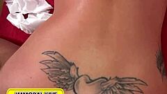 rachele richey deepthroats two huge cocks in threesome