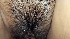 creamy latina's tight juicy pussy drips with pleasure