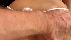 18yo petite blonde latina rides big cock pov rimjob doggy cum