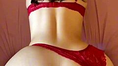 Does my red thong make this ass look huge?