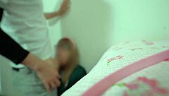 convincing big ass student for uniform mouth and pussy fuck